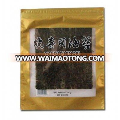 Roasted seaweed gold nori sheets 100 pieces