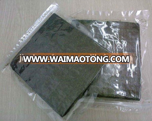 High fiber japanese dried nori sheets for sushi wrap